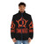 Communards LGBTQ Puffer Jacket with retro 80s and 90s disco design - men front