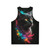Splash Cat Unisex Graphic Tank Top - Back