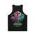 Retro spiritual battle unisex tank top - Back
