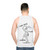 Unisex "Work In Progress" motivational tank top - men back