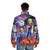 Commander Keen Retro Dos Game Inspired Puffer Jacket - men back