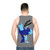 Minimal blue meanie beatles-inspired unisex tank top - men back