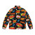 A vibrant puffer jacket featuring a comic book-inspired explosion design, perfect for the stylish superhero in you. - Back