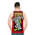 Retro golden ticket unisex tank top - men back