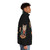 Neko Sushi Bar Puffer Jacket with cat and sushi design - men side right