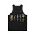 Starry Night Alice In Wonderland Unisex Tank Top - Back