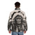 Comanche Chief Native American Puffer Jacket - men back
