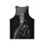 Unisex Wolf Print Tank Top - Back