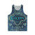 Blue tank top with portrait of Frederic Chopin