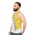 Freddie Mercury Unisex Tank Top with Queen Band Branding - men side