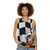 Speed Racer Mach 5 Checkered Flag Unisex Tank Top - women