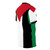 Vibrant palestine flag AOP t-shirt design with middle eastern inspired graphics - men right