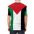 Vibrant palestine flag AOP t-shirt design with middle eastern inspired graphics - men back