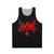 Unisex heavy metal band tank top with Hawkwind logo