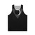Unisex tank top with comic book inspired city skyline and moon eclipse design