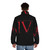 Coheed and Cambria IV Puffer Jacket featuring the band's iconic album artwork - men back