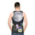 Midnight Garden Floral Celestial Unisex Tank Top - men back