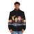 Code Lyoko Anime Puffer Jacket featuring characters from the classic French cartoon series - men front