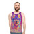 Sparkle Dog Unisex Tank Top featuring a shimmering design - men