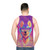 Sparkle Dog Unisex Tank Top featuring a shimmering design - men back