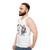 Unisex "Best Fwens" superhero friends tank top - men side