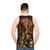 Vizsla dog portrait unisex tank top - men back
