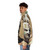 Mathematician Puffer Jacket featuring a wrestling and mathematical design - men side left