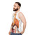 Unisex fox tank top with nature-inspired graphic design - men side