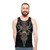 Unisex tank top with mystical yak art design - men