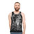 Unisex tank top with minimalist line art design - men