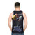 Cosmic space travel unisex tank top - men back
