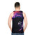 Cosmic Surf: Space Surfing II Unisex Tank Top - men back