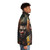 Colorful puffer jacket with clown-inspired design for a playful, eye-catching look - men side right