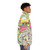 Colorful puffer jacket featuring Cloudman, Glueman, and Moon Alien characters from children's comic - men side right