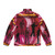 Psychedelic soul puffer jacket featuring Cloud 9 album cover design - Back