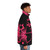 Corrupted and pink puffer jacket inspired by the game Just Shapes and Beats - men side right