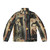 Vintage-inspired puffer jacket with classic, Hollywood-esque design