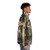 Vintage-inspired puffer jacket with classic, Hollywood-esque design - men side right