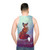 Cosmic Space Fox Unisex Tank Top - men back