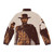 Clint Eastwood wearing a vintage-inspired puffer jacket with a classic cowboy style - Back