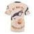 A high-quality t-shirt featuring a graphic of a mysterious creature from a horror movie - Back