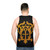 Belmont Crest Unisex Sleeveless Tank Top - men back