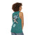 Mermaid inspired belly dance unisex tank top - women back