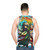 Forest Fire Unisex Tank Top featuring Planeswalker Art - men back