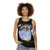 "Netflix Space Force Unisex Tank Top with Boots on the Moon Design" - women
