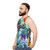 Dragon pattern unisex tank top with Wings of Fire characters - men side