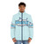 Skitzy branded puffer jacket with urban streetwear design - men front
