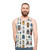 Watercolor Beetle Collection Unisex Tank Top - men