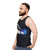 Space 1999 Eagle Logo Blue Planet Unisex Tank Top - men side