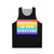 Unisex football tank top with "Football Is For Everyone" graphic